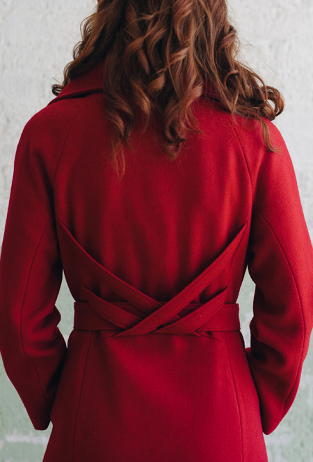 CROSSBAR RAGLAN COAT REDBIRD