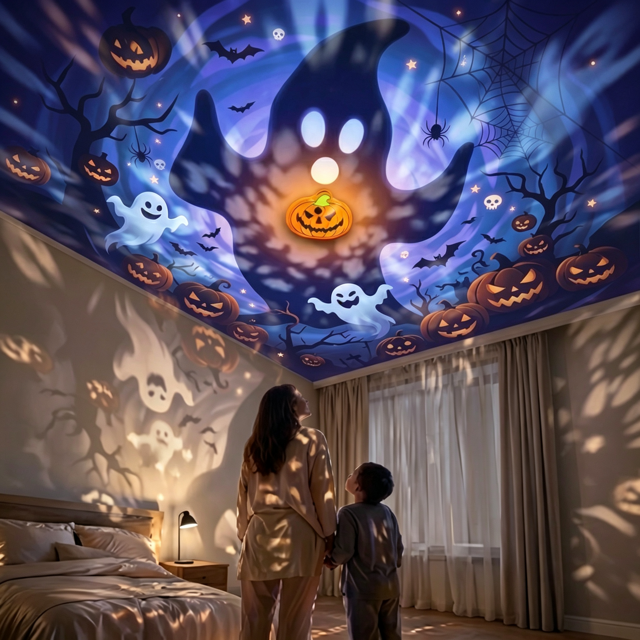 3D Halloween Shadow Lamp