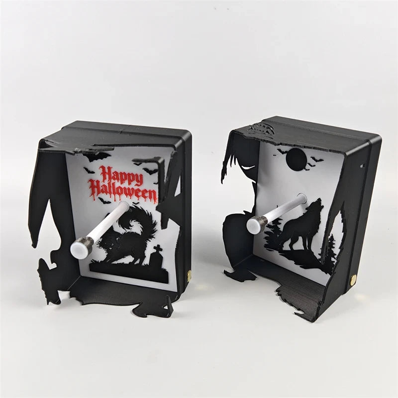 3D Halloween Shadow Lamp