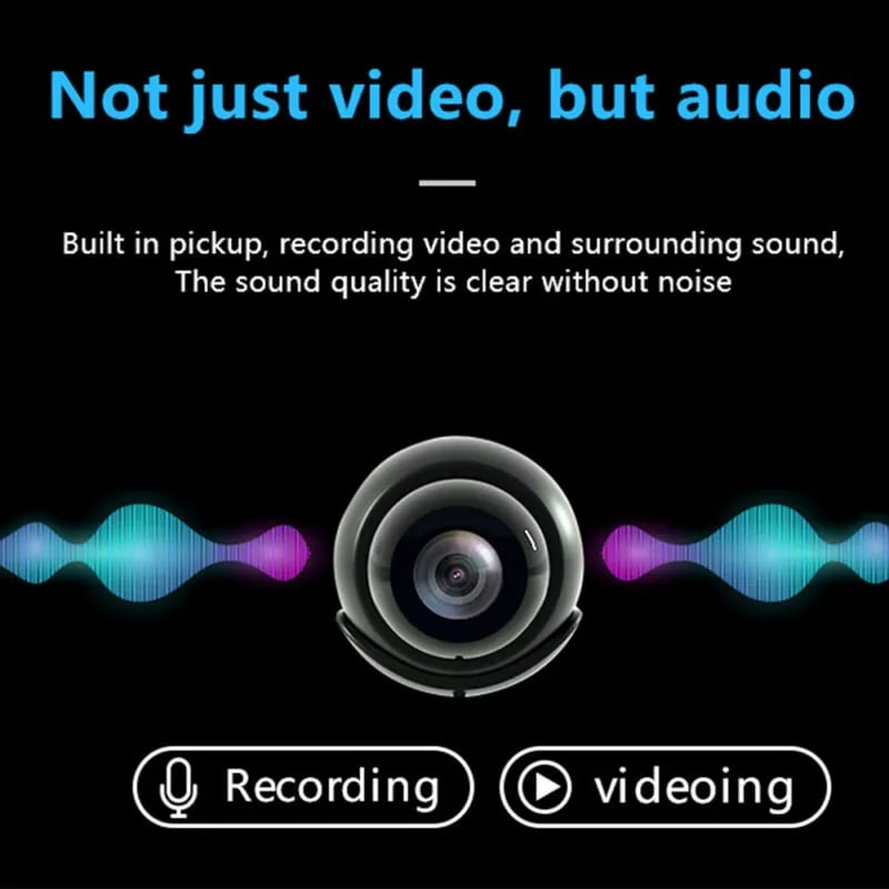Mini WiFi Security Camera 1080P HD with Infrared Night Vision