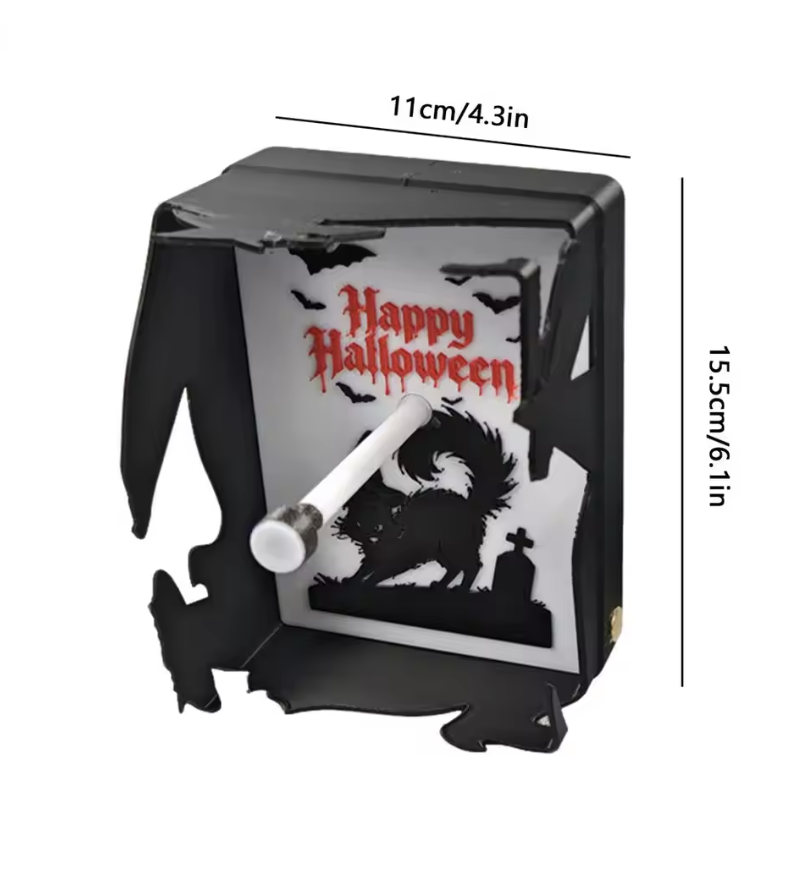 3D Halloween Shadow Lamp