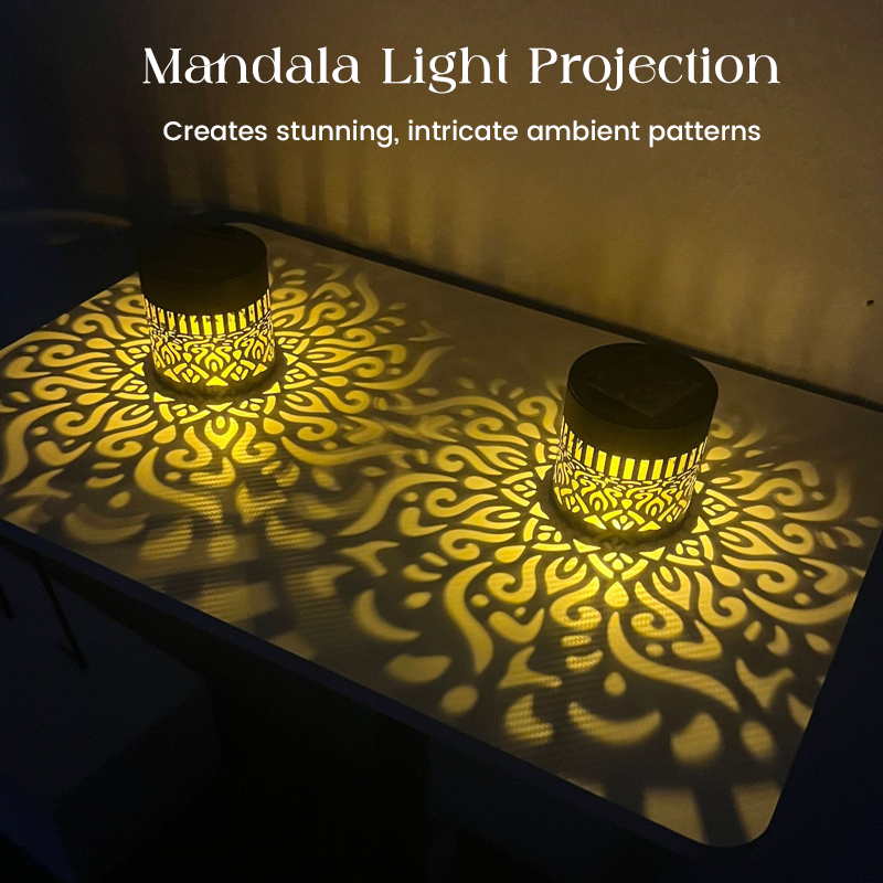 📢50% off!! ⏰ solar energy mandalas projector