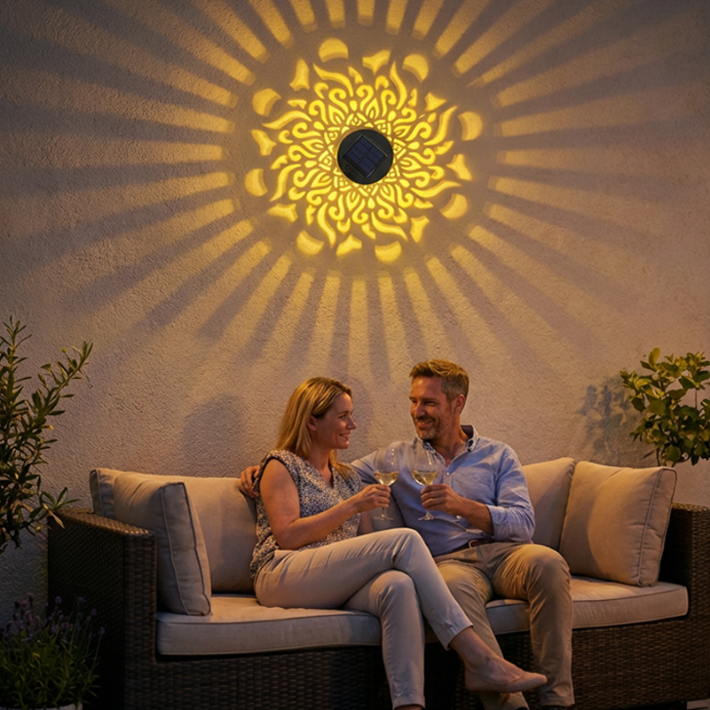 📢50% off!! ⏰ solar energy mandalas projector