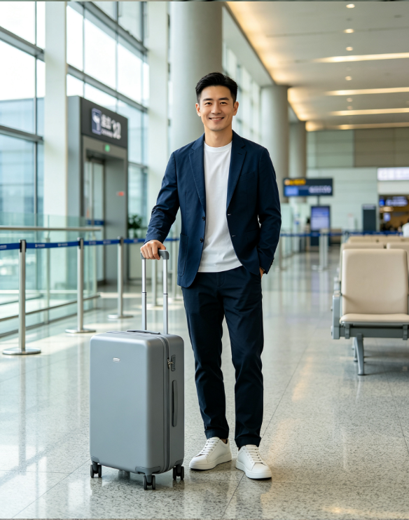 Maleta Duradera 22” | Compañera de Viaje Aéreo
