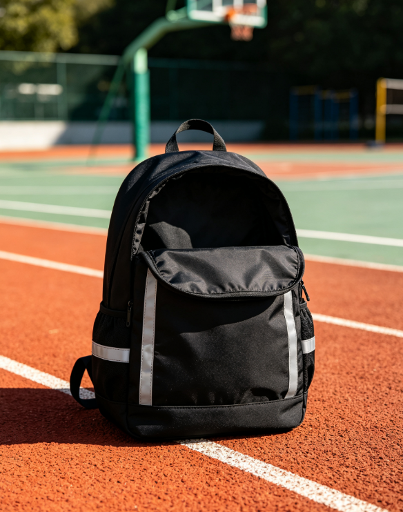 Mochila escolar multifuncional con compartimentos separados