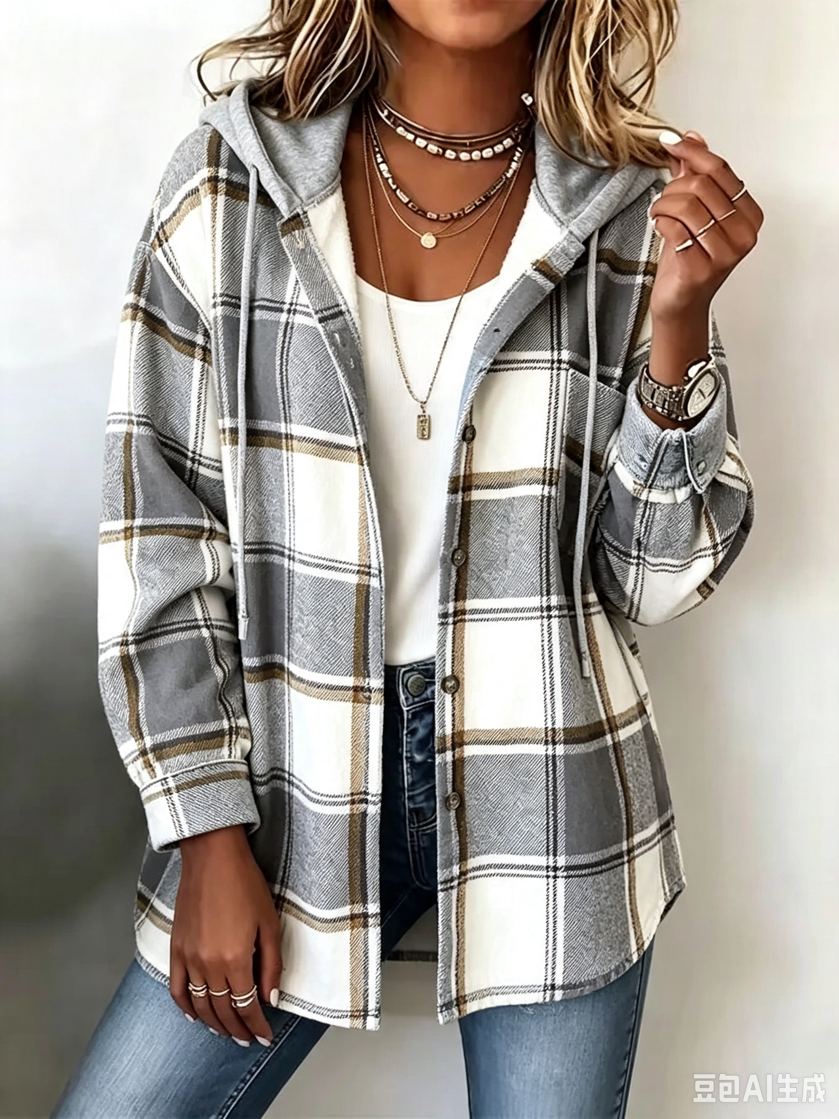 Women's Striped Cardigan Colourful Knit Open Front Casual