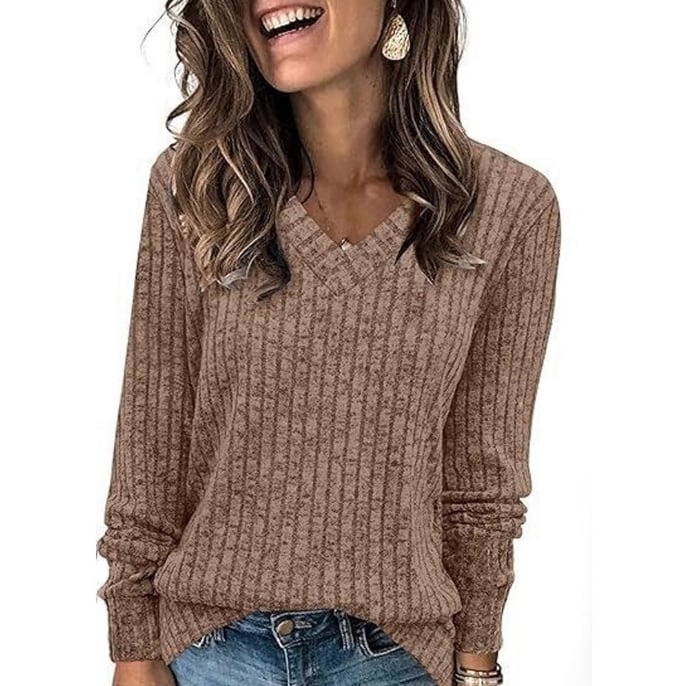 Women Casual Fall Tops Lightweight Tunic Sweaters