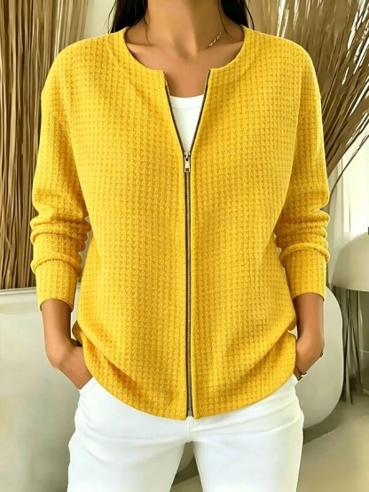 Women's Pullover Plain Vintage Basic Classic Long Sleeve Crew Neck Regular Tops
