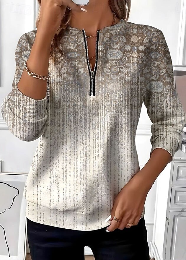  Women's Pullover Sweatshirt Zip Up Sweatshirts 