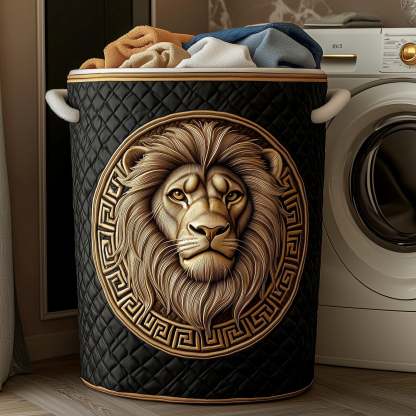 Majesty Lion Quilted Laundry Basket GFTONL6316