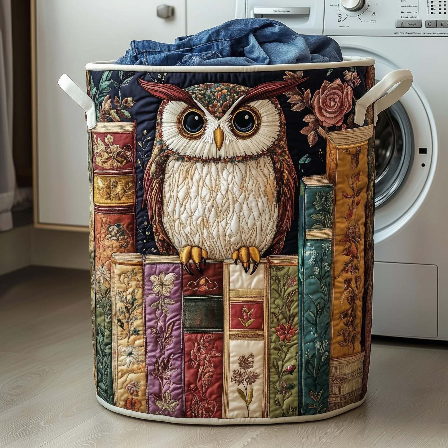 Wise Reader Quilted Laundry Basket GFTOTP12148