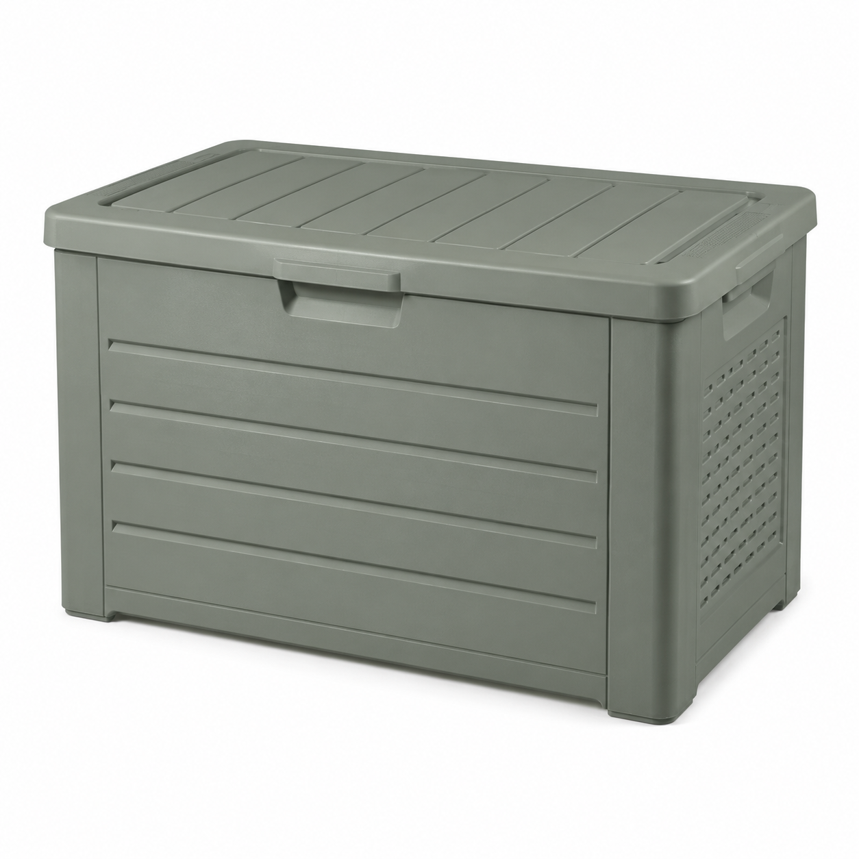 Kompakte Gerätebox 90x50x55 cm Salbeigrau für Gartenzubehör-SolmontLiving