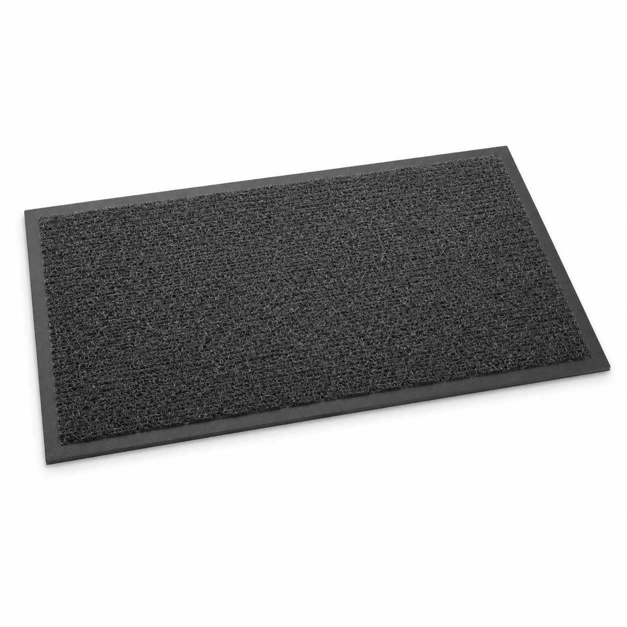 Outdoor-Türmatte Kokosoptik 45x75 cm Anthrazit rutschhemmend-SolmontLiving