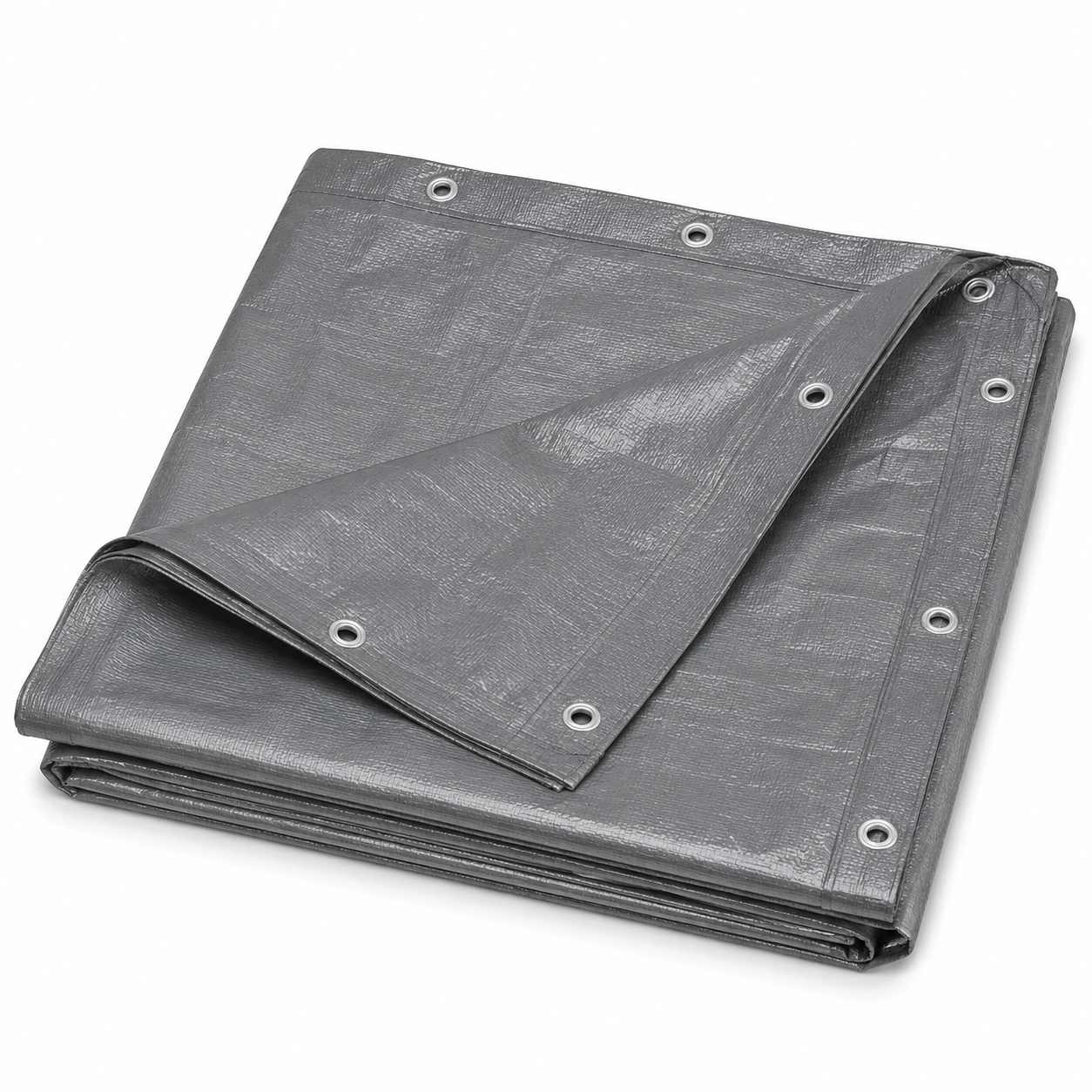 Mehrzweck-Abdeckplane 3x4 m Grau mit Metallösen-SolmontLiving
