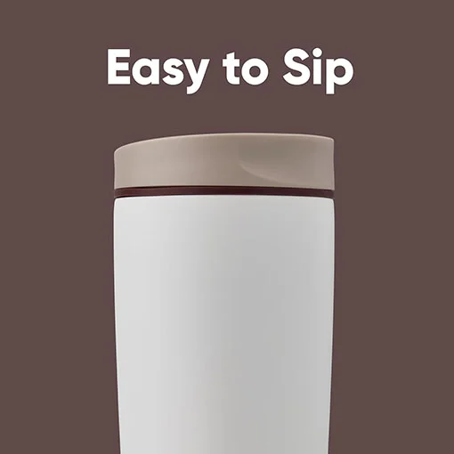 Owala SmoothSip Slider – Vanilla Bean – 12oz