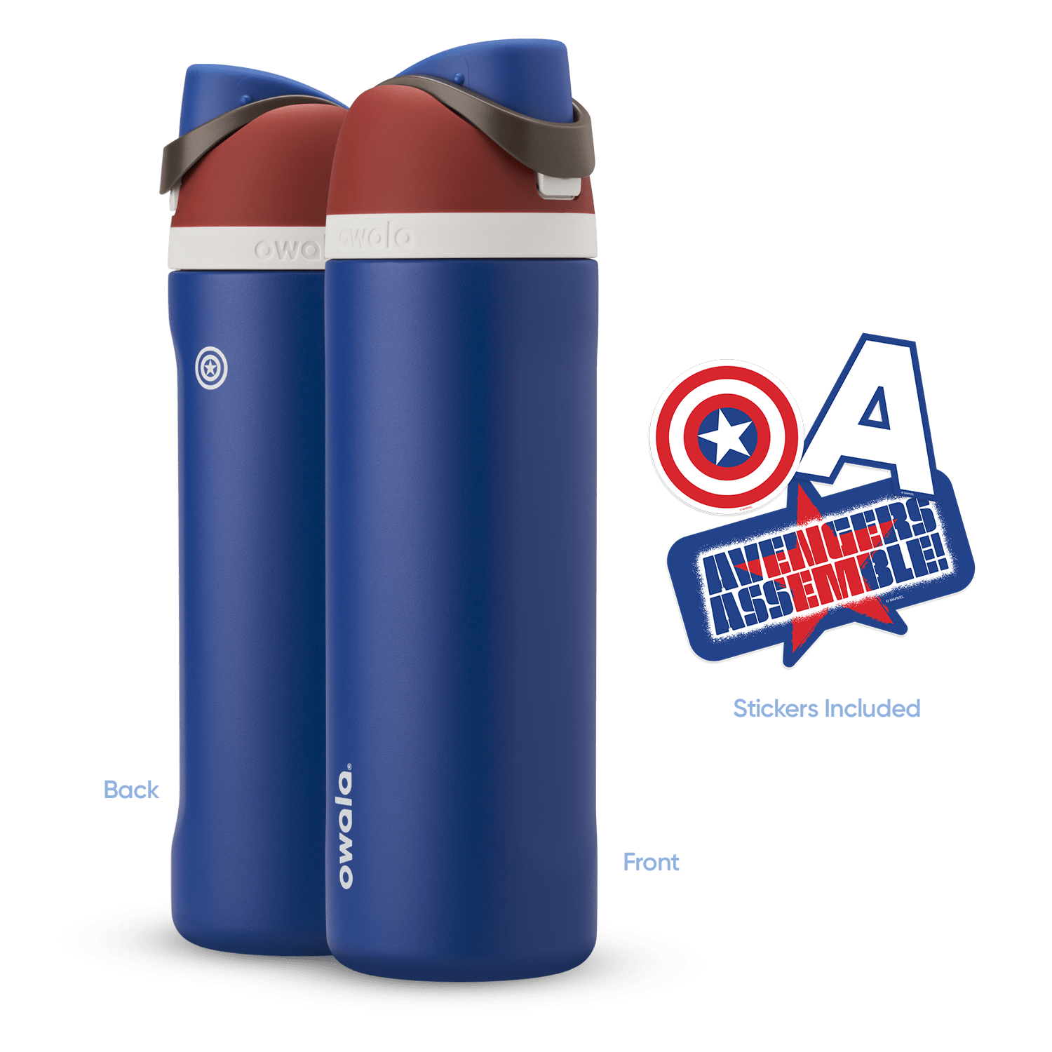 Owala 24oz FreeSip: Marvel Captain America