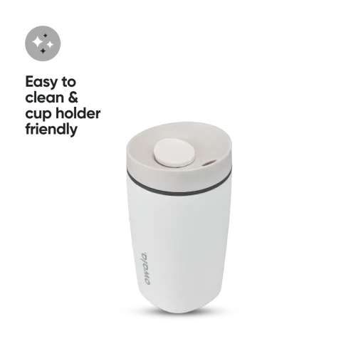 Owala SmoothSip Slider – Shy Marshmallow – 12oz