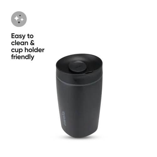 Owala SmoothSip Slider – Very, Very Dark – 12oz