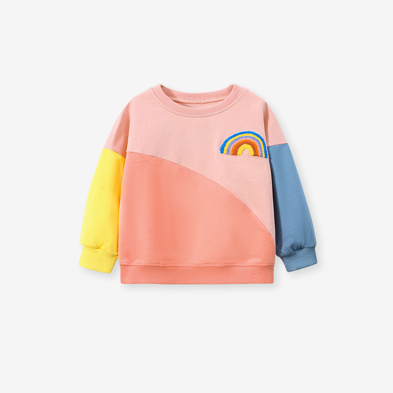 Baby & Kids Pink Autumn Printing Tops