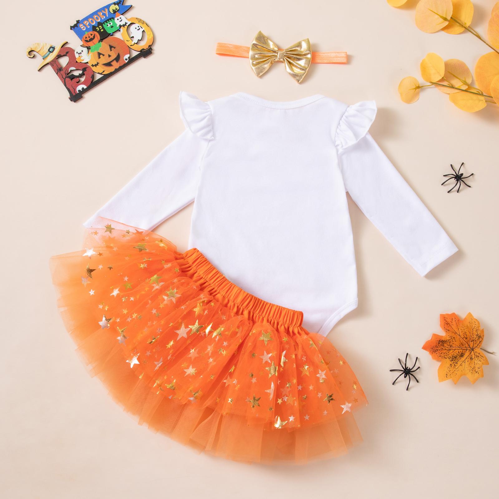 Baby & Kids Halloween Girls' Party Costume 3-Piece Skirt Set