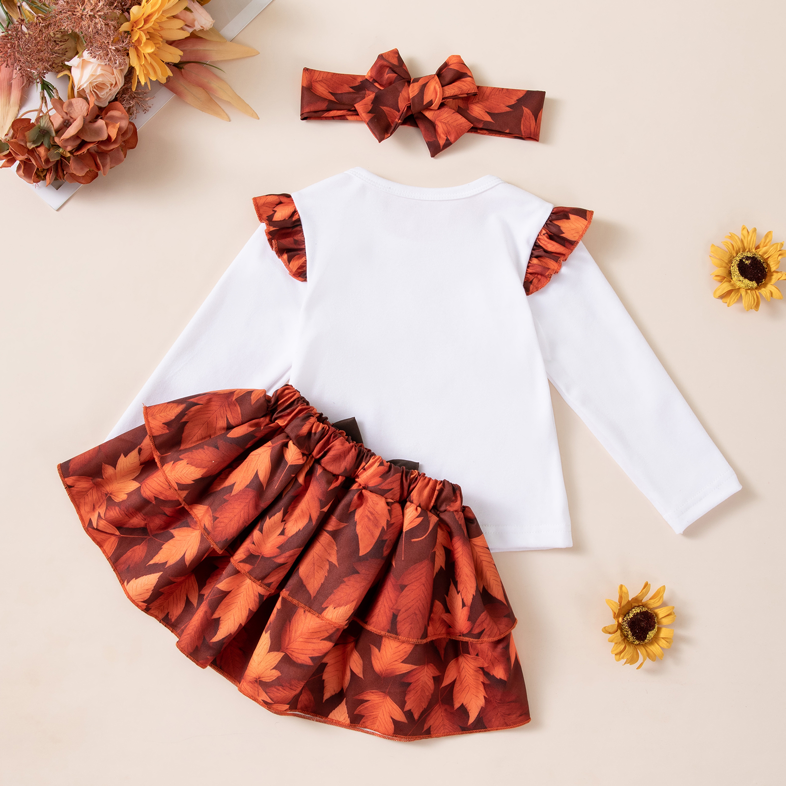 Baby & Kids Halloween Girls' Party Costume 3-Piece Skirt Set