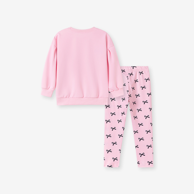 Baby & Kids Pink Autumn Cotton Printing Sets