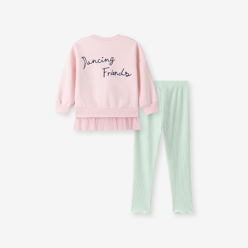 Baby & Kids Pink Autumn Cotton Printing Sets