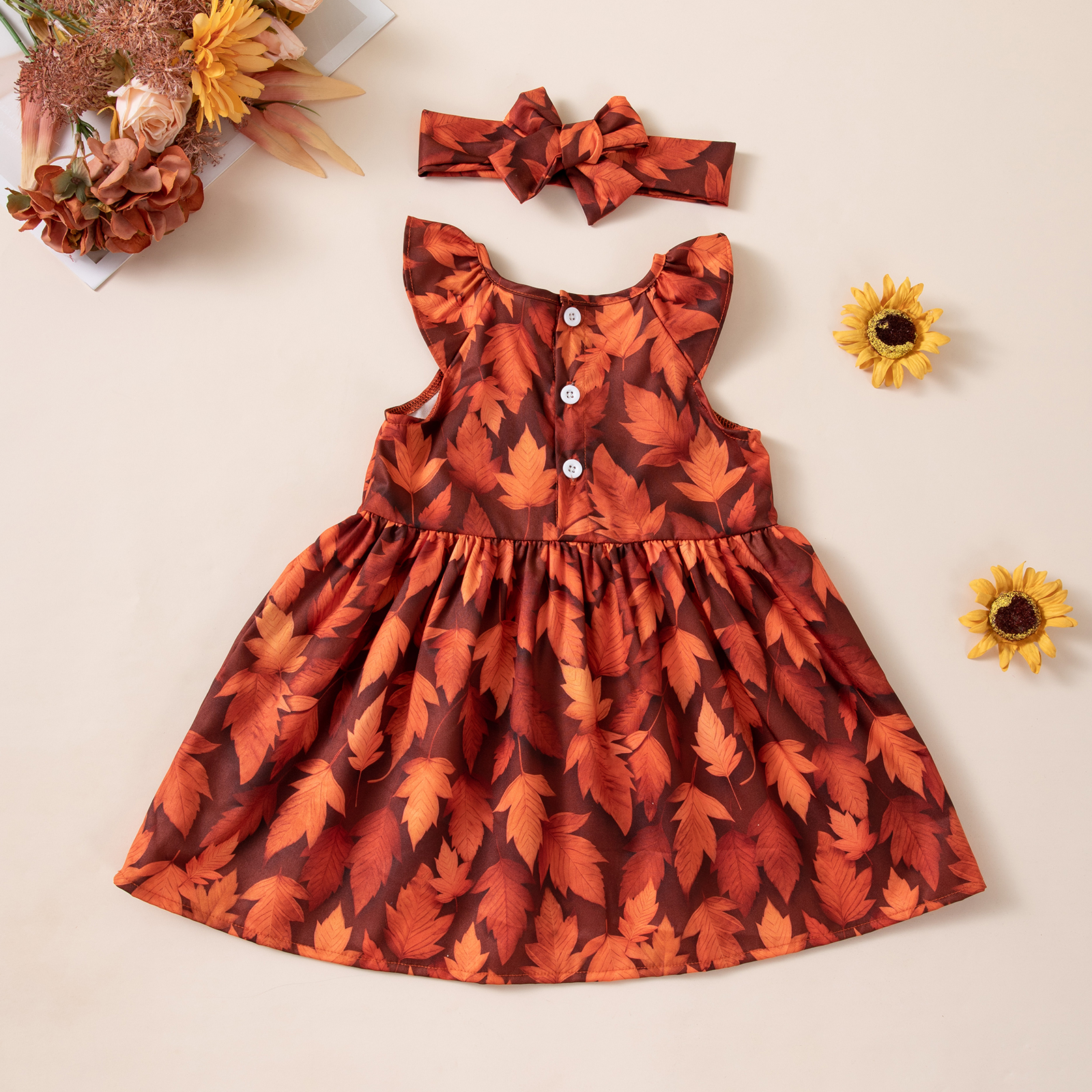 Baby & Kids Halloween Girls' Party Costume 2-Piece Dress Set