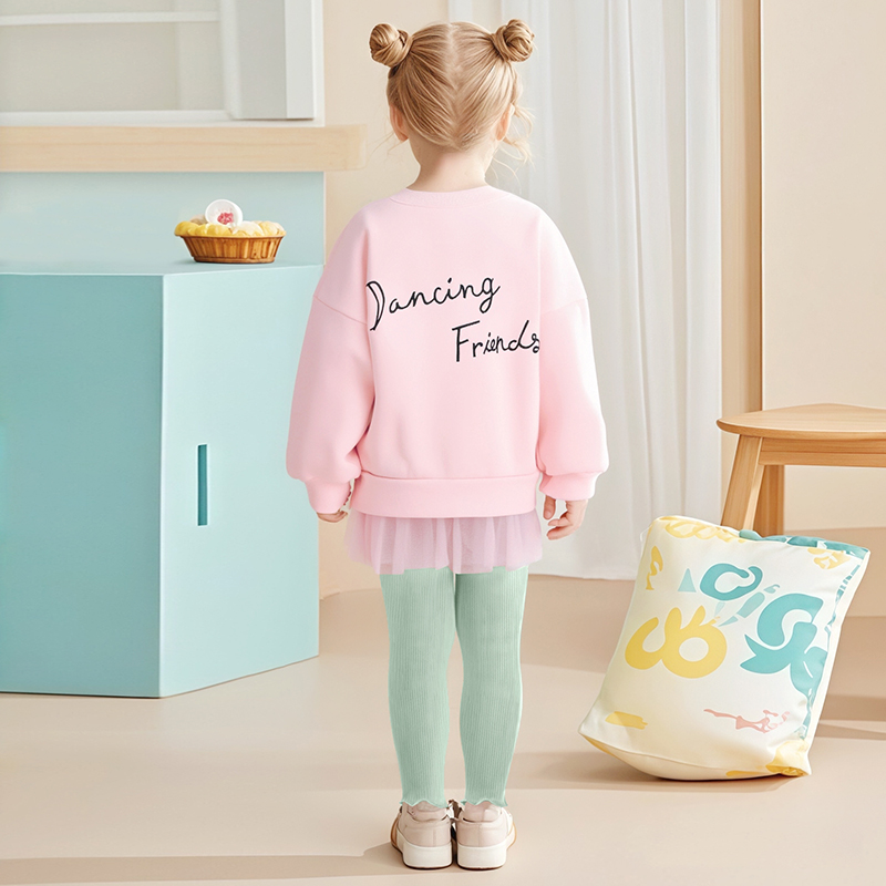 Baby & Kids Pink Autumn Cotton Printing Sets