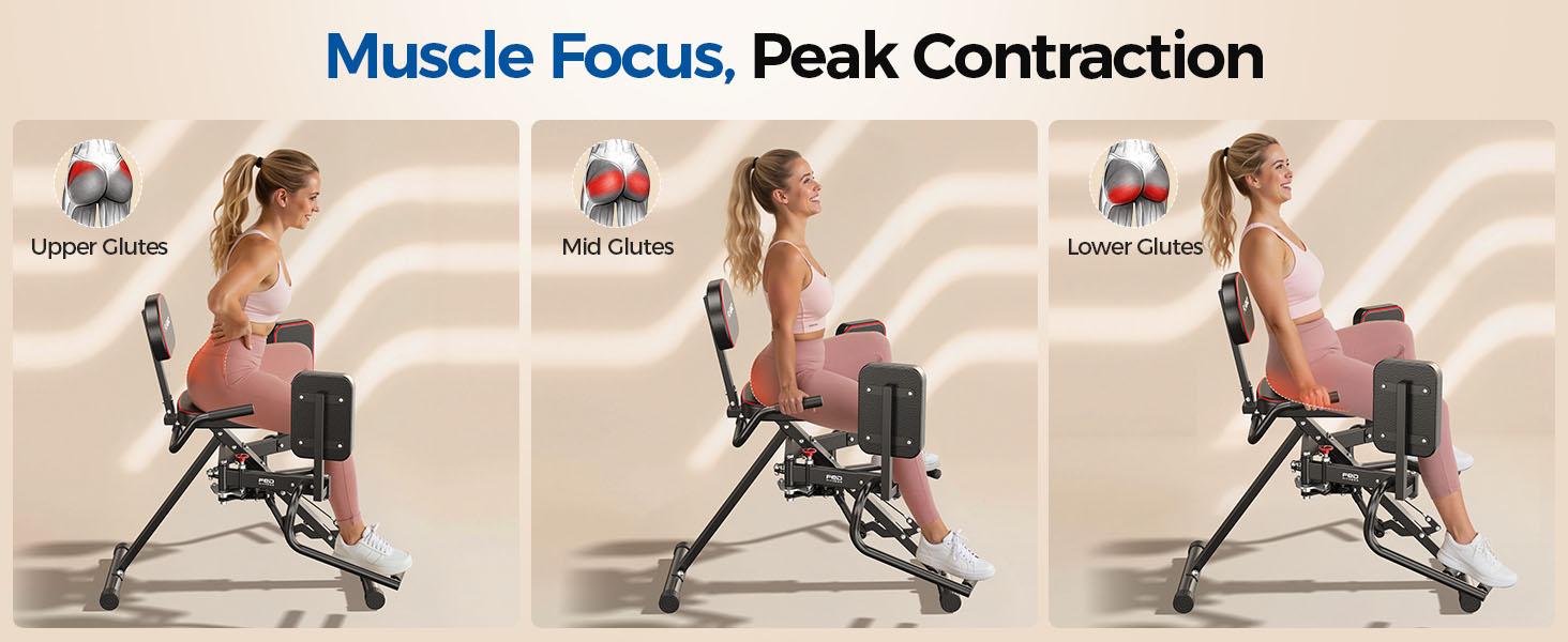 FED Fitness Flybird Series HA1 Hip Abductor Machine & Adductor Machine for Home Gym, Glute & Inner Thigh Trainer with 6 Adjustable Resistance Bands, Dual Foot Bar, Up to 108LBS Resistance