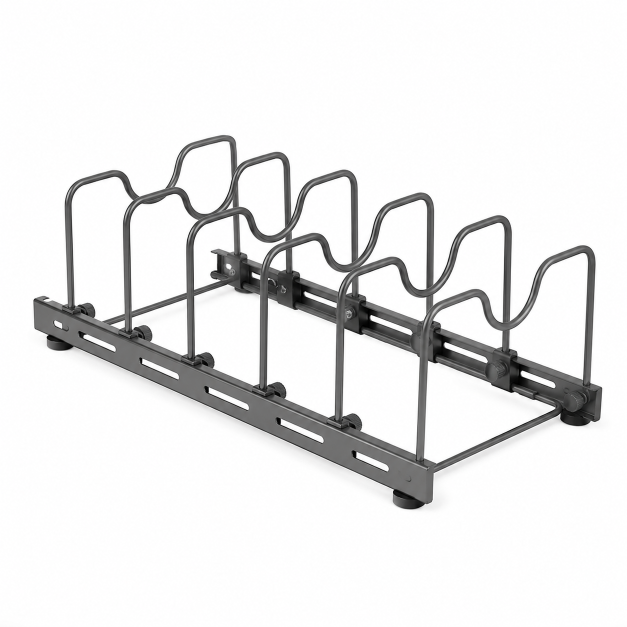 Verstellbarer Topfdeckelhalter für Schublade und Arbeitsplatte 30 cm-AvoriaNest