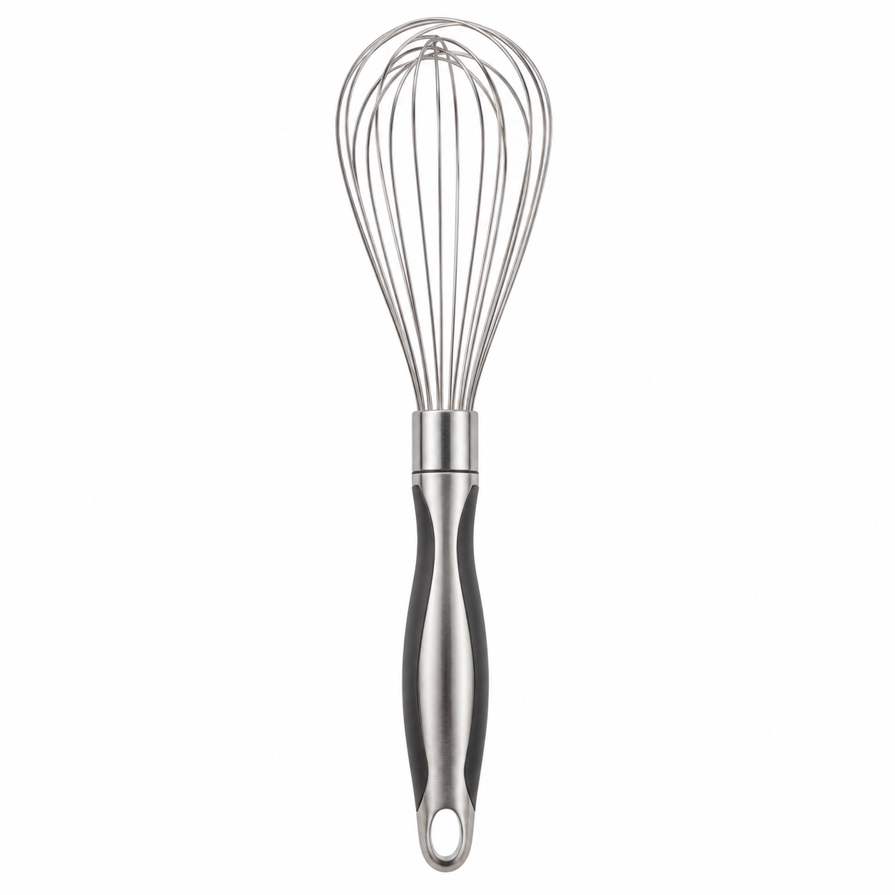Schneebesen aus Edelstahl 28 cm mit ergonomischem Griff-AvoriaNest