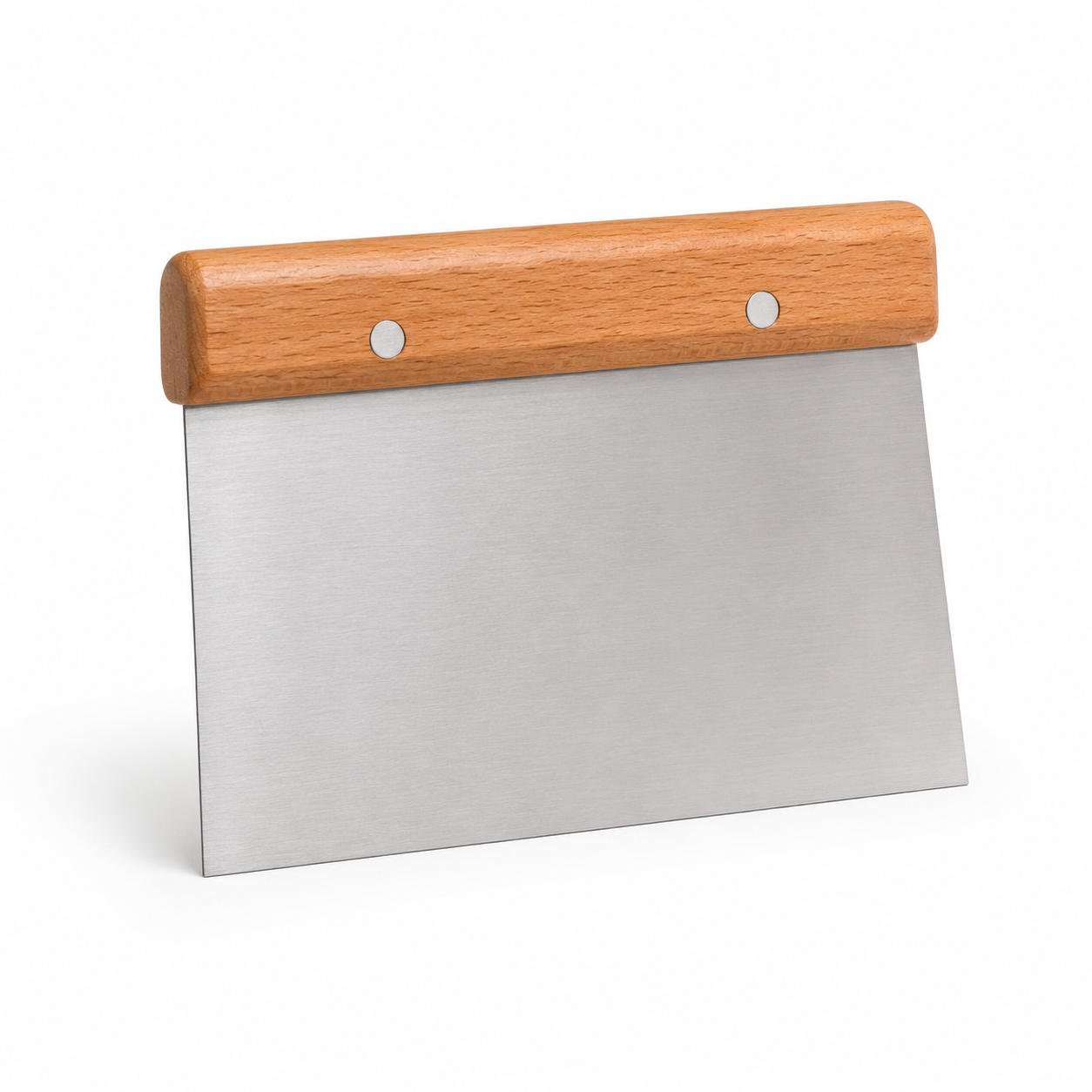Teigkarte aus Edelstahl mit Holzgriff 15 cm für Backarbeiten-AvoriaNest