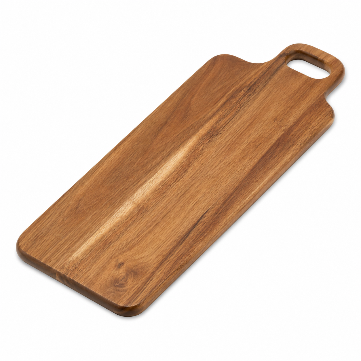 Servierbrett aus Akazienholz mit Griff 45 x 18 cm natur-AvoriaNest