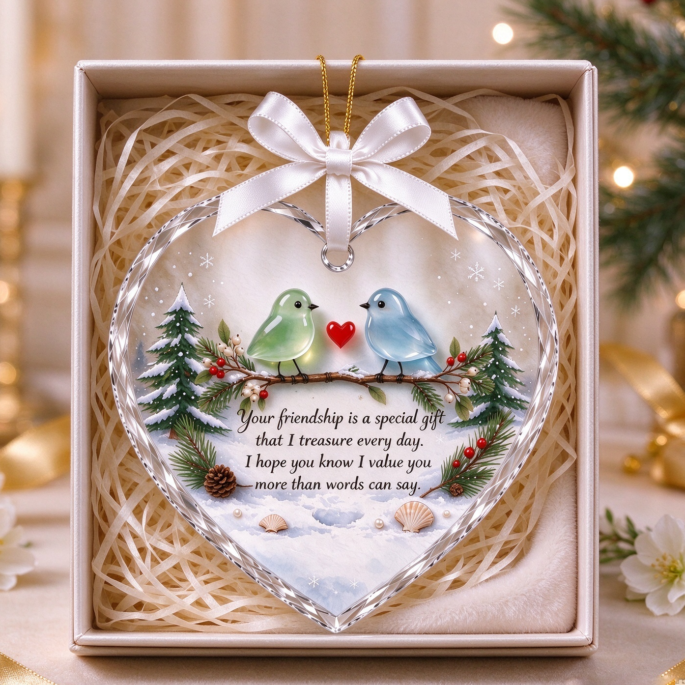 To My Best Friend  Sea Glass Keepsake Gift
