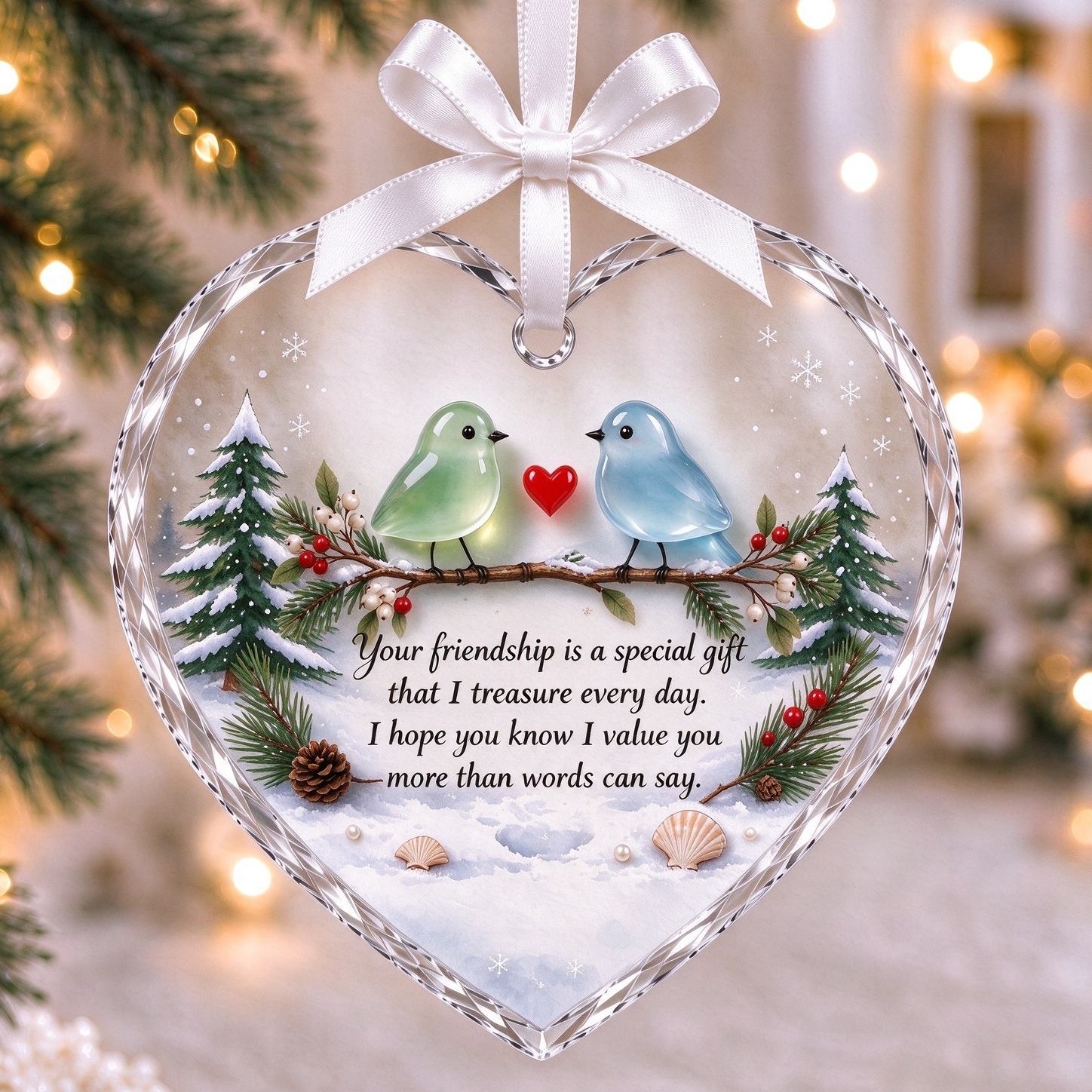 To My Best Friend  Sea Glass Keepsake Gift
