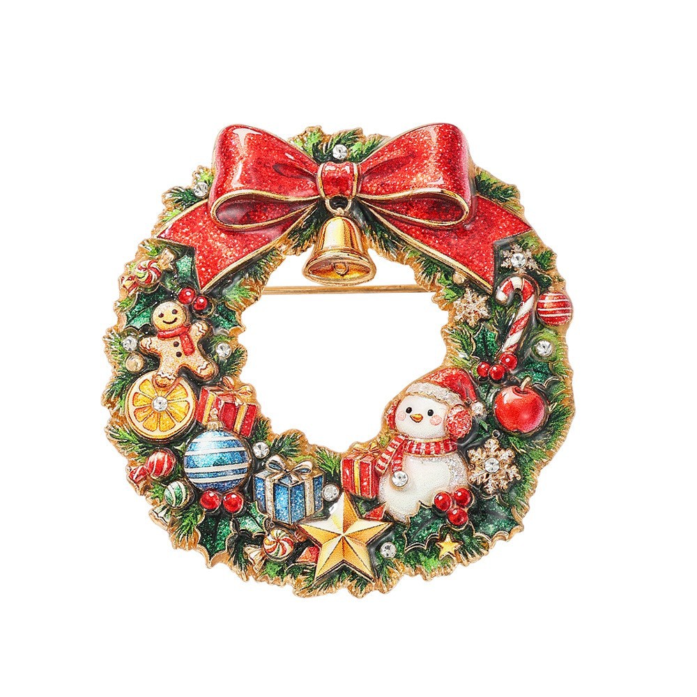 🎄🐾Christmas Dachshund Brooch for Doxie Lovers