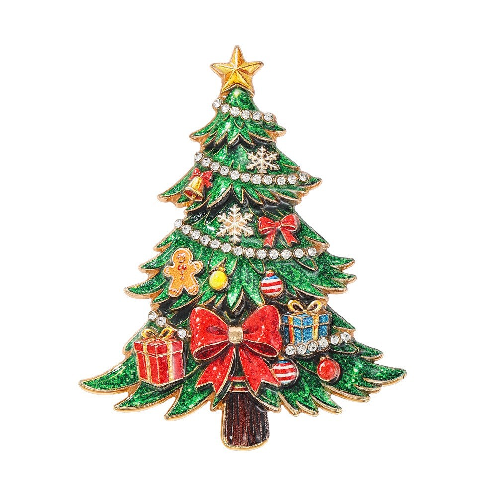 🎄🐾Christmas Dachshund Brooch for Doxie Lovers