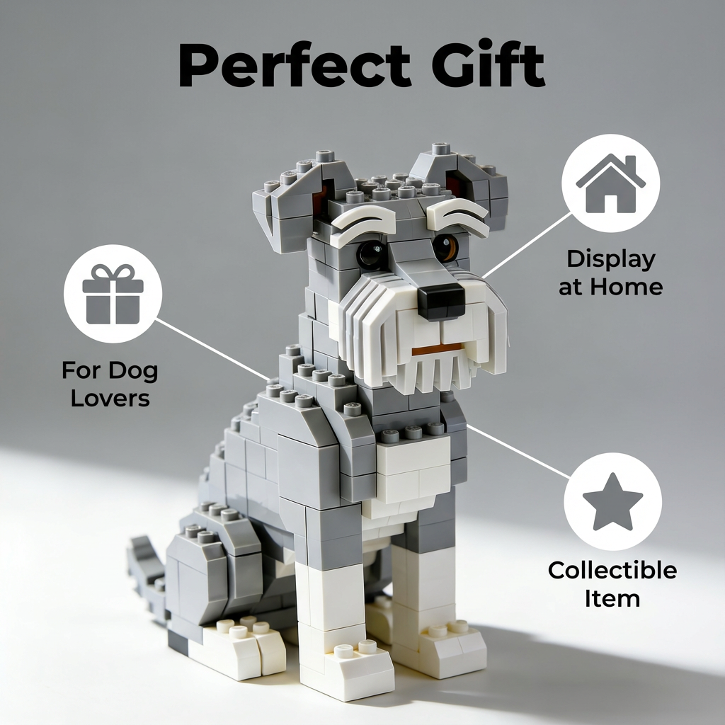 Schnauzer Brick Set🐶