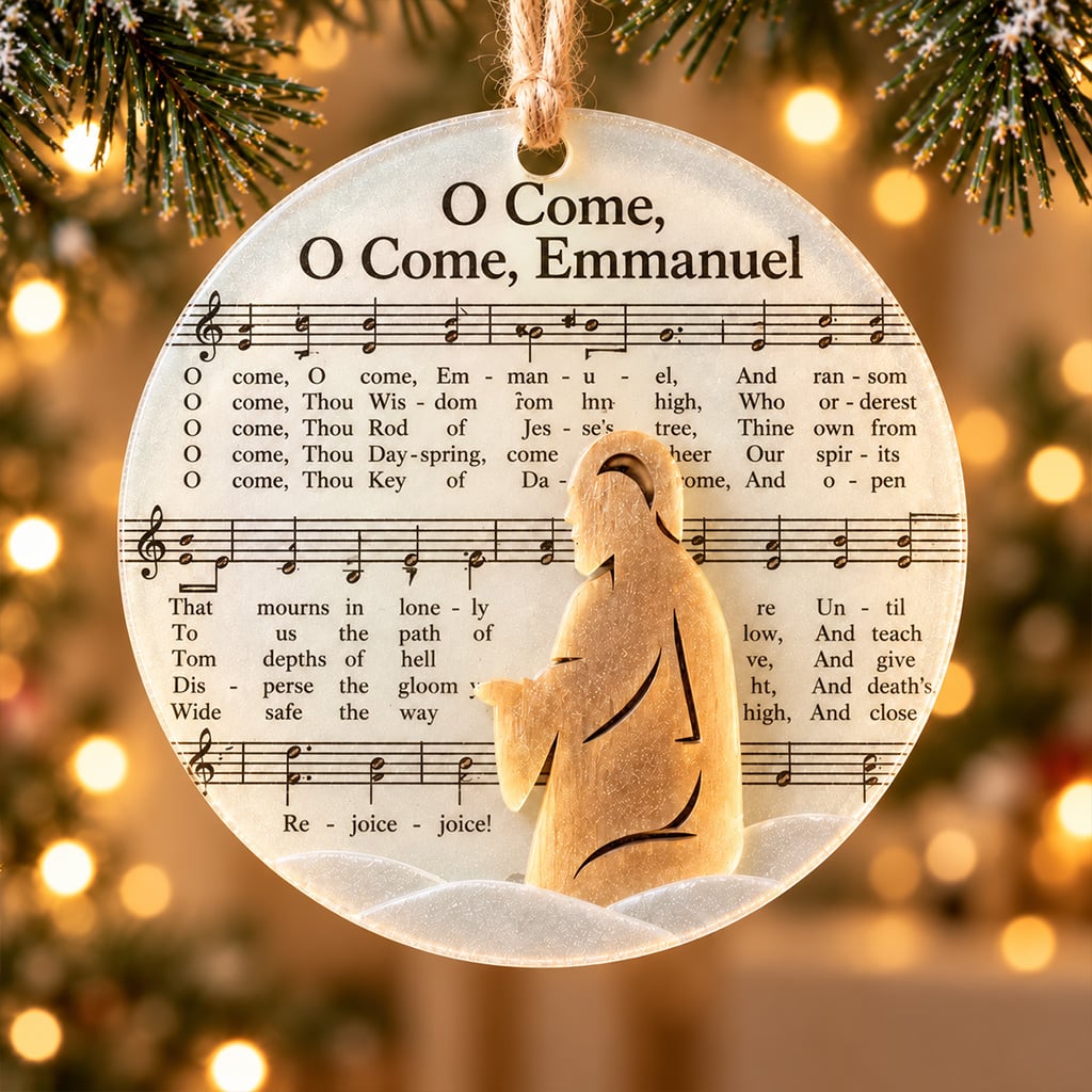 🎶 Sea Glass Christmas Hymn Ornaments