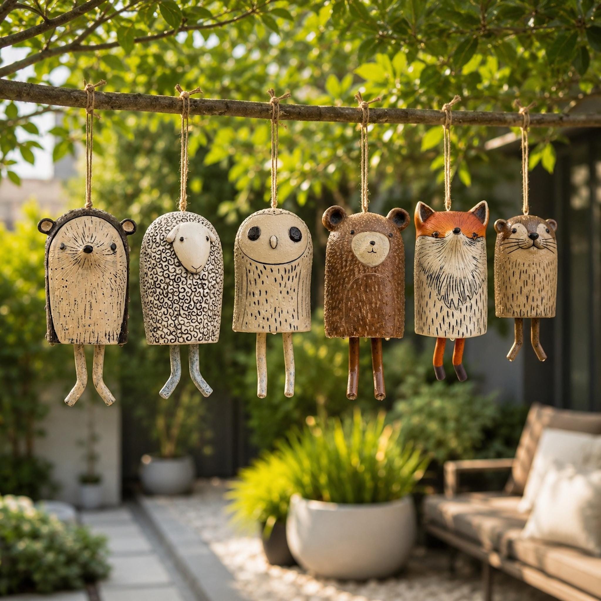 🎐Whimsical Animal Wind Chime Ornaments🎁Buy 2 Get Free Shipping