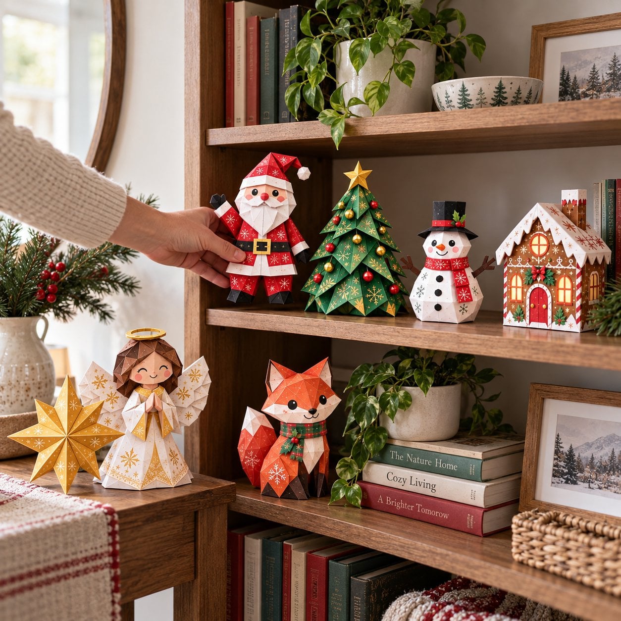 Last Day 57% OFF🎄Beginner-Friendly 3D Christmas Paper Craft Kit | Easy Layered DIY Holiday Decoration ✨