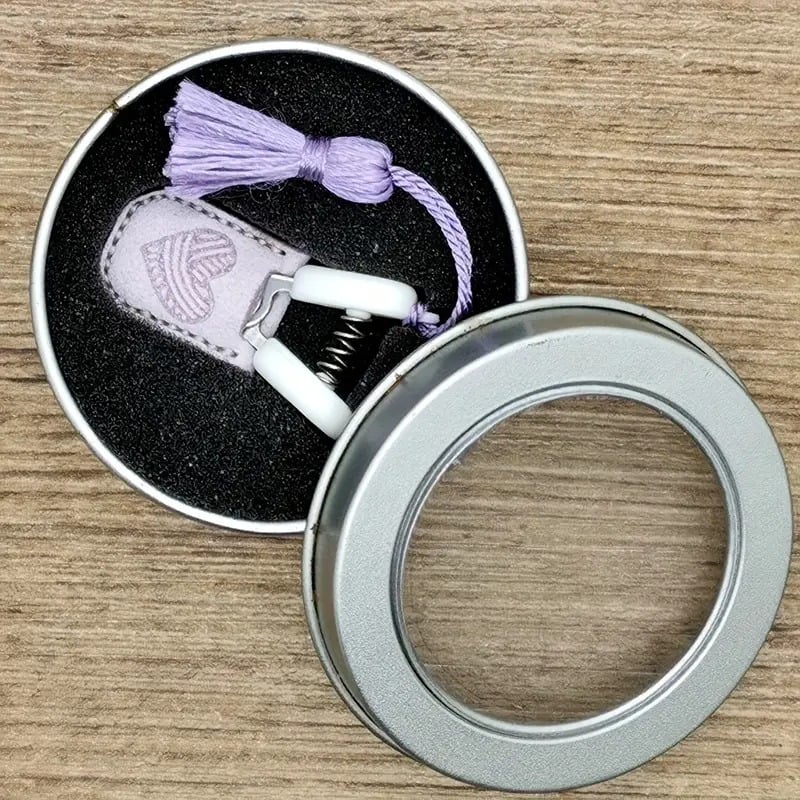 (🌲Early Christmas Sale- 49% OFF) Artistic Mini Scissors✂️, 🎁Metal Storage Box + Leather Cover