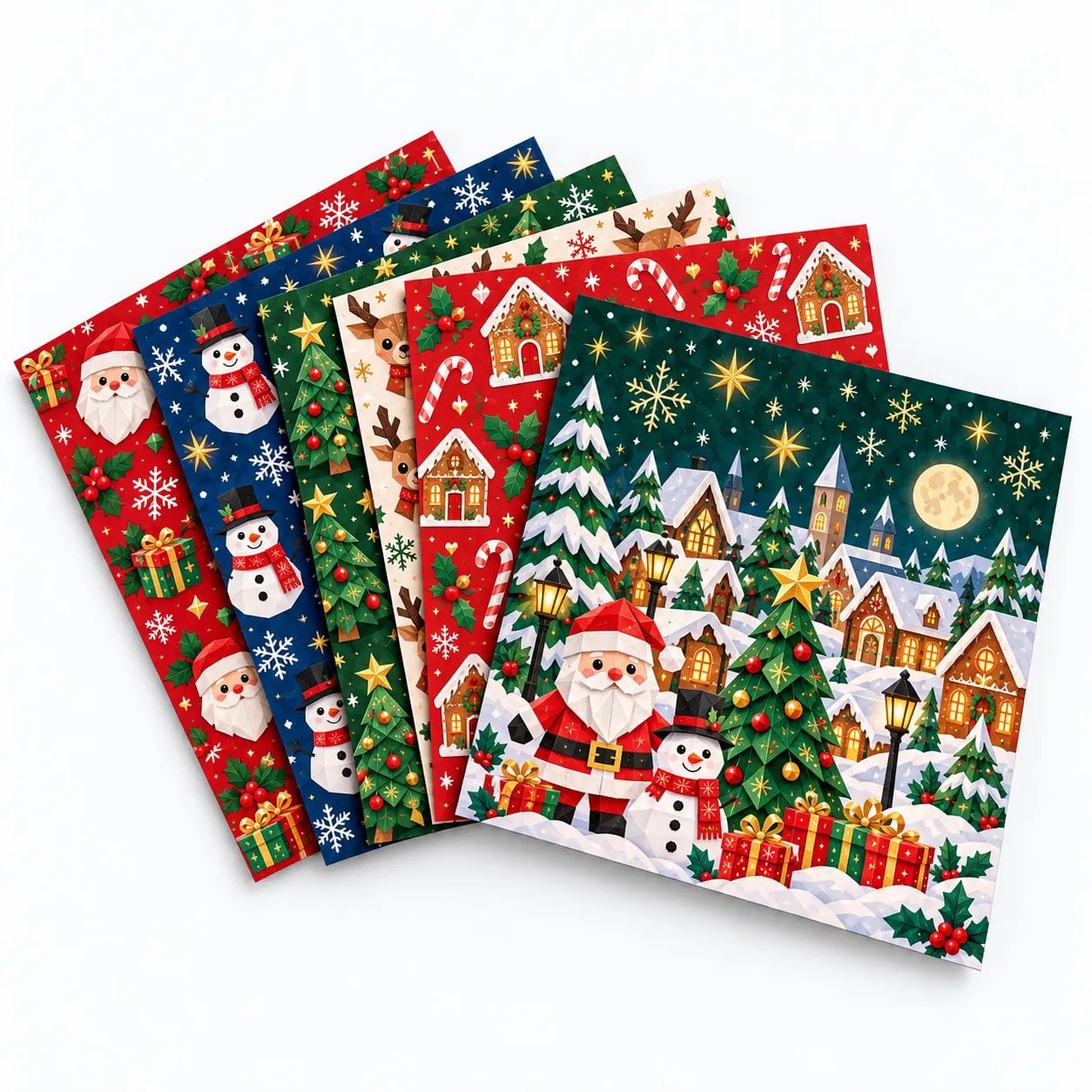 Last Day 57% OFF🎄Beginner-Friendly 3D Christmas Paper Craft Kit | Easy Layered DIY Holiday Decoration ✨
