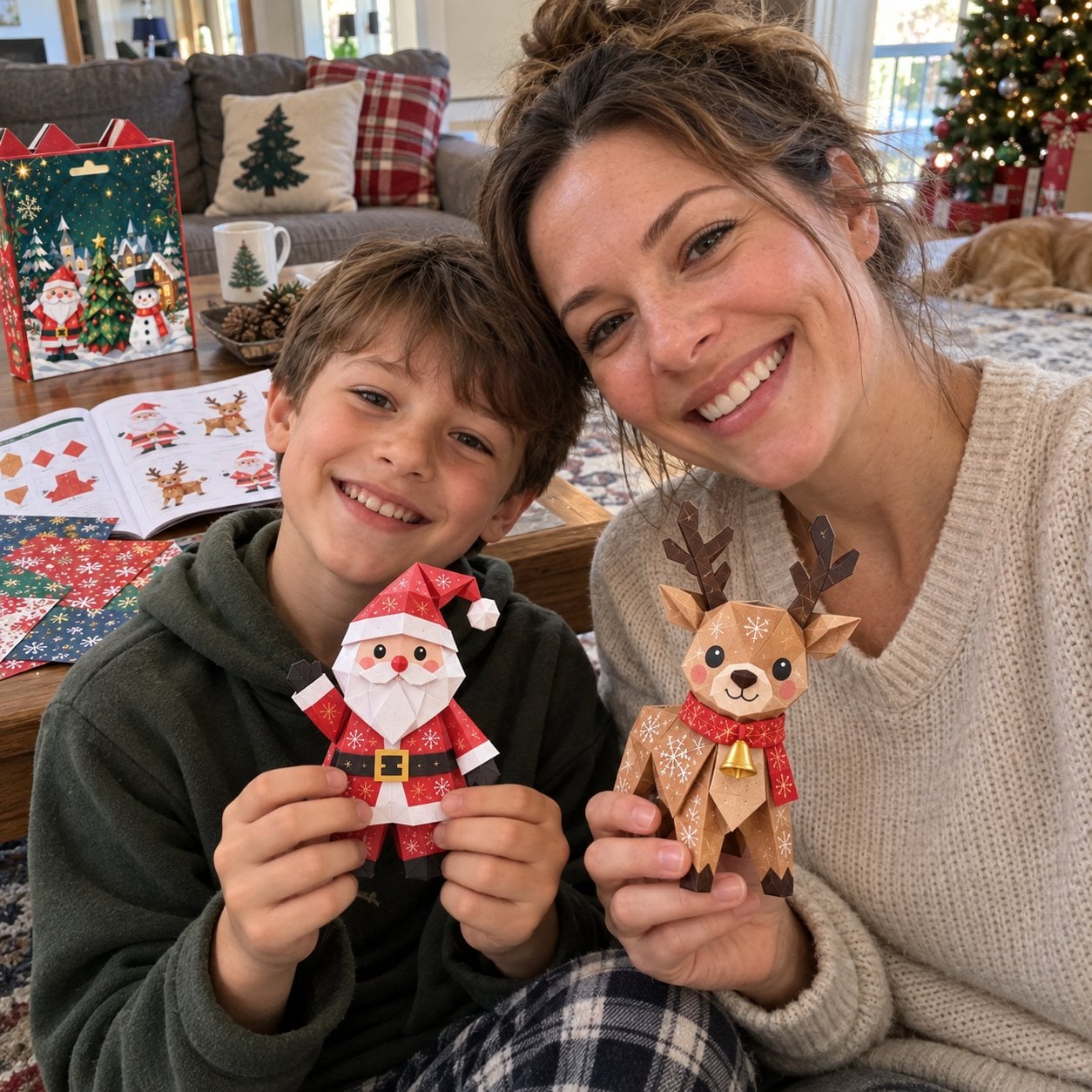 Last Day 57% OFF🎄Beginner-Friendly 3D Christmas Paper Craft Kit | Easy Layered DIY Holiday Decoration ✨