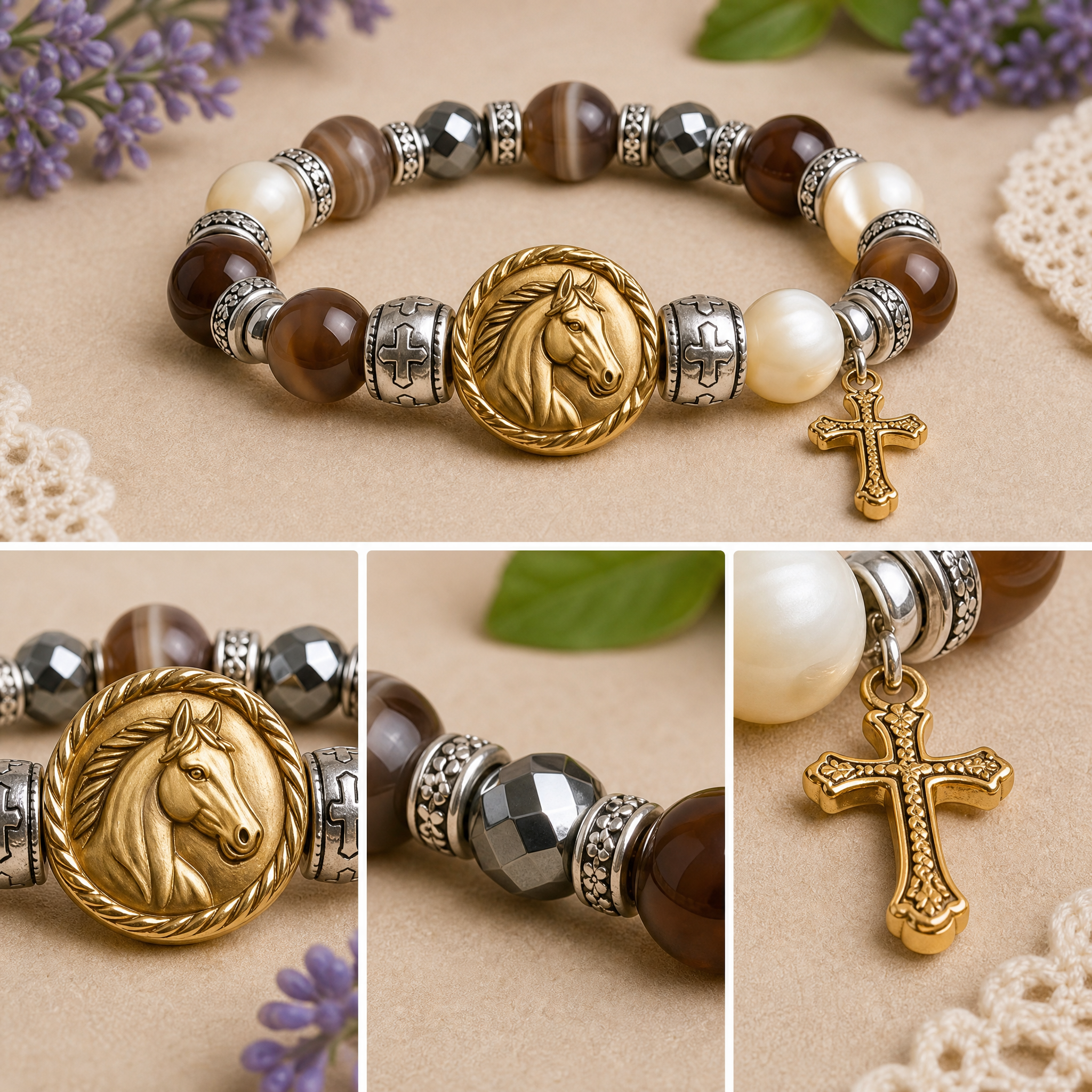 🐎 Faith • Strength • Victory ✝️ — King of Glory Horse Bracelet