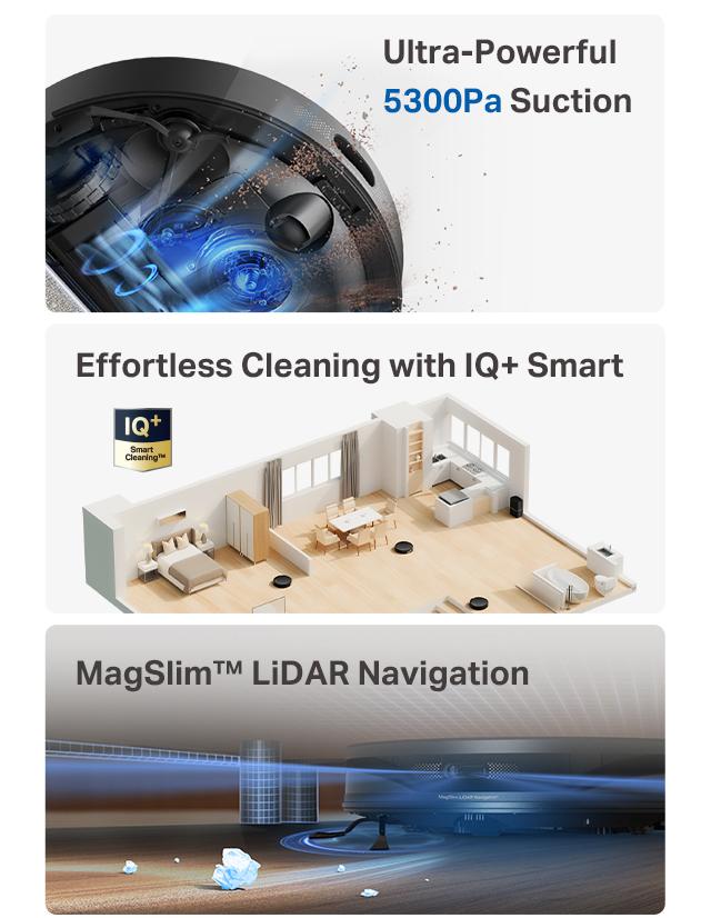 TP-Link & Tapo RV20 Max Plus Ultra-Slim Robot Vacuum and Mop with 5300Pa Suction, MagSLIM LiDAR Navigation, Auto-Empty Dock, 97% Dust Pickup, Alexa & Google Home Compatible - Deep Cleaning Machine Automatic Wireless #SummerWins #DealsForYouDays TP-Link & Tapo RV20 Max Plus Ultra-Slim Robot Vacuum and Mop with 5300Pa Suction, MagSLIM LiDAR Navigation, Auto-Empty Dock, 97% Dust Pickup, Alexa & Google Home Compatible - Deep Cleaning Machine Automatic Wireless #SummerWins #DealsForYouDays