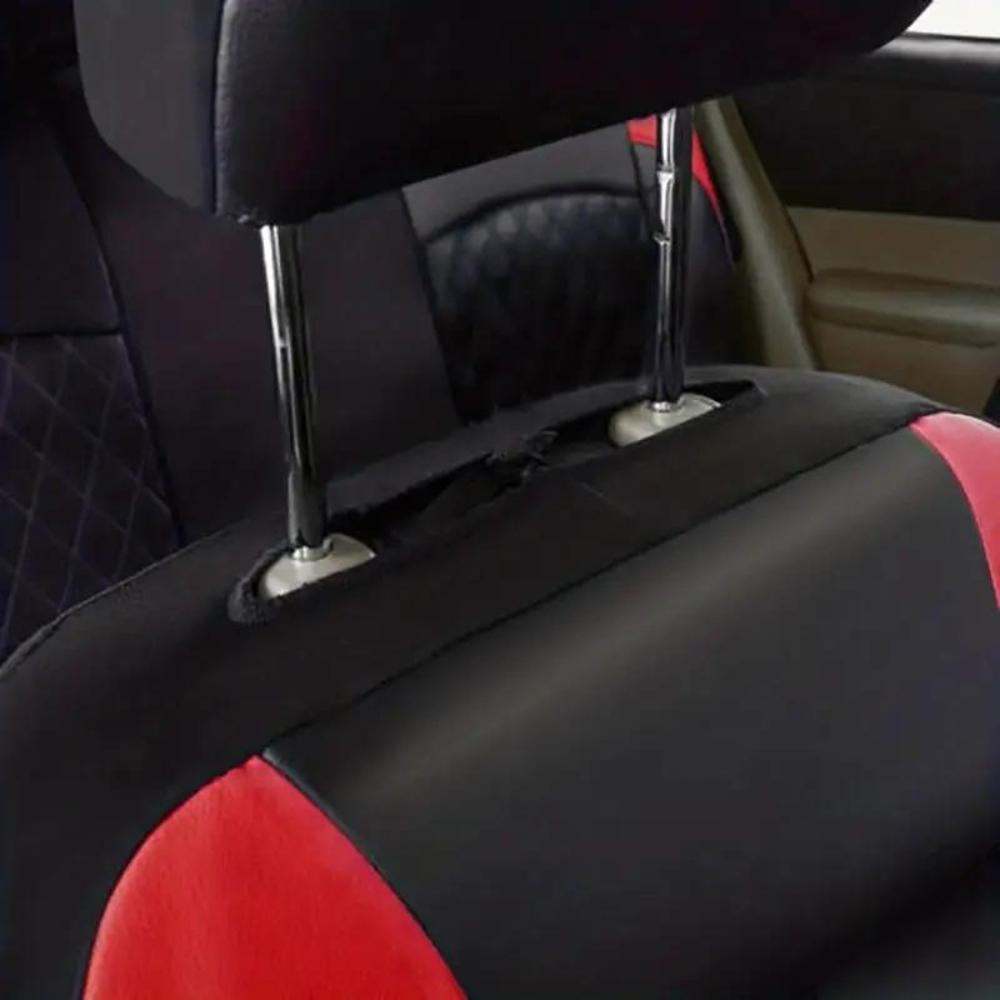 PU Leather Car Seat Covers for 2/5 Seats, Universal Fit Waterproof Car Seat Protectors, Fits Most Auto Truck Van SUV, Airbag Compatible, Protects Against Spills & Scratches, Car Interior Kit, Truck Car Accessories, Black Red Gray Front & Rear Covers PU Leather Car Seat Covers for 2/5 Seats, Universal Fit Waterproof Car Seat Protectors, Fits Most Auto Truck Van SUV, Airbag Compatible, Protects Against Spills & Scratches, Car Interior Kit, Truck Car Accessories, Black Red Gray Front & Rear Covers