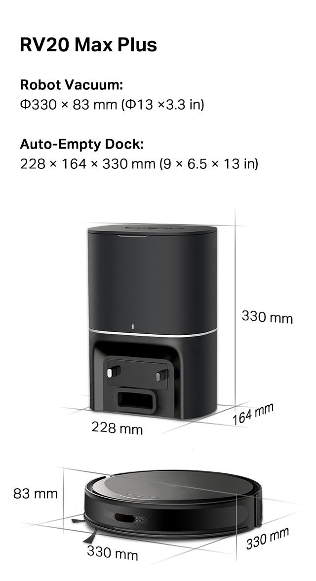 TP-Link & Tapo RV20 Max Plus Ultra-Slim Robot Vacuum and Mop with 5300Pa Suction, MagSLIM LiDAR Navigation, Auto-Empty Dock, 97% Dust Pickup, Alexa & Google Home Compatible - Deep Cleaning Machine Automatic Wireless #SummerWins #DealsForYouDays TP-Link & Tapo RV20 Max Plus Ultra-Slim Robot Vacuum and Mop with 5300Pa Suction, MagSLIM LiDAR Navigation, Auto-Empty Dock, 97% Dust Pickup, Alexa & Google Home Compatible - Deep Cleaning Machine Automatic Wireless #SummerWins #DealsForYouDays