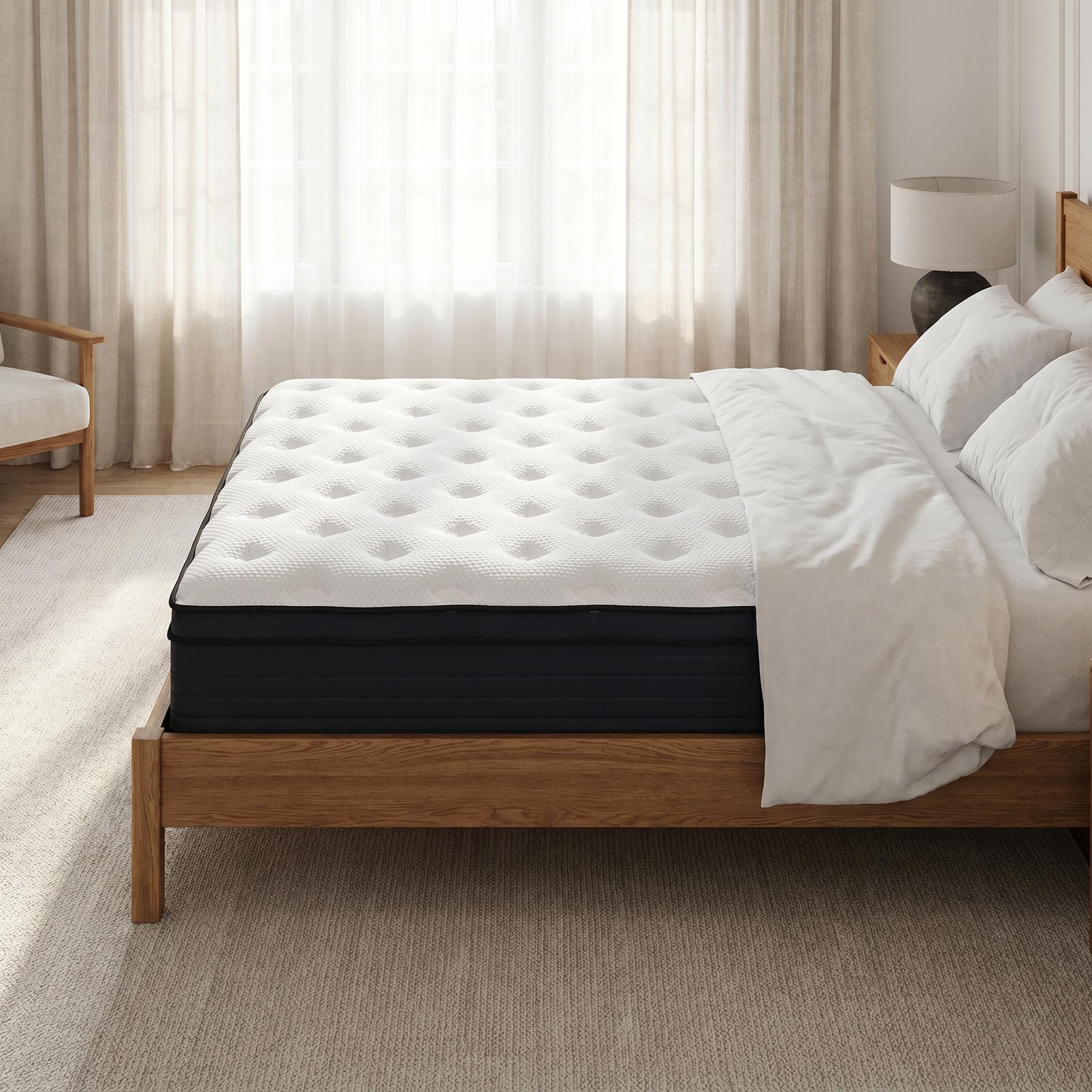 Hybrid Queen Size Mattress, 5-Layer High Density Memory Foam Mattress with Independent Pocket Coil Spring Support, 10/12/14 Inch Multi Thickness, Twin/Full/Queen/King Sizes, Comfort Bed Mattress for Family Sleep Hybrid Queen Size Mattress, 5-Layer High Density Memory Foam Mattress with Independent Pocket Coil Spring Support, 10/12/14 Inch Multi Thickness, Twin/Full/Queen/King Sizes, Comfort Bed Mattress for Family Sleep